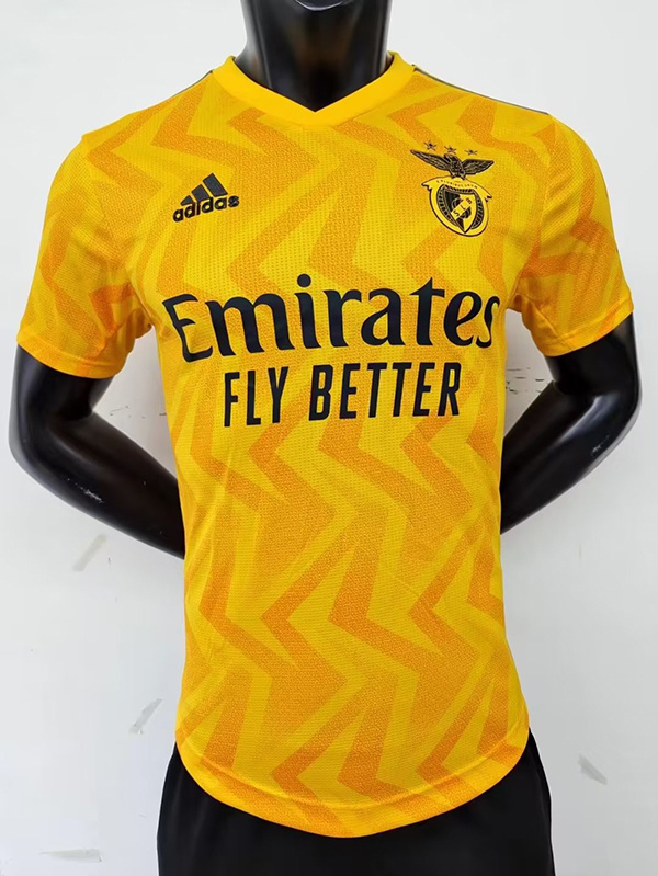 AAA Quality Benfica 22/23 Away Yellow Soccer Jersey(Player)